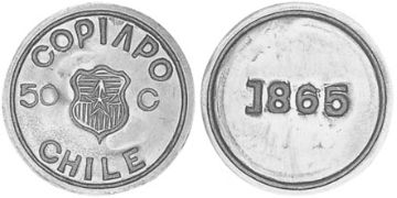 50 Centavos 1865