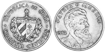 40 Centavos 1962
