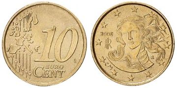 10 Euro Cent 2002-2007