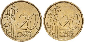 20 Euro Cent 2002-2007