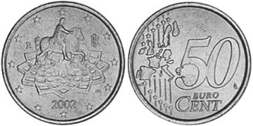 50 Euro Cent 2002-2007