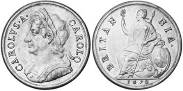 1/2 Penny 1672-1675