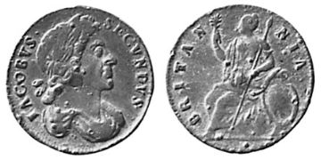 1/2 Penny 1685-1687