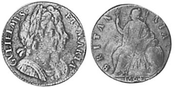 1/2 Penny 1694