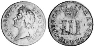 3 Pence 1685-1688