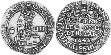 4 Pence 1645-1646