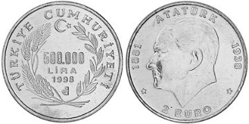 500000 Lira 1998