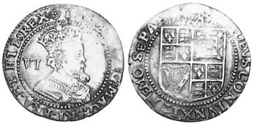 6 Pence 1625-1630