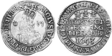 6 Pence 1642-1643