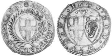 6 Pence 1649-1657