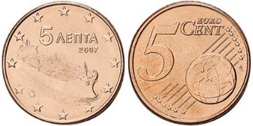 5 Euro Cent 2002-2012