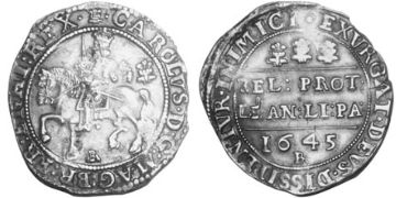 1/2 Crown 1644-1645