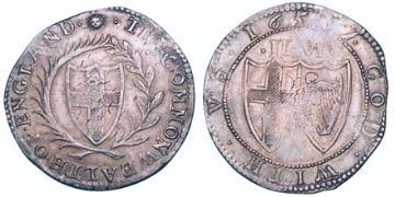 1/2 Crown 1649-1656