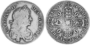 1/2 Crown 1671-1672