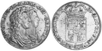 1/2 Crown 1689-1690