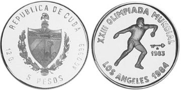 5 Pesos 1983