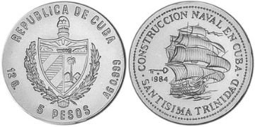 5 Pesos 1984