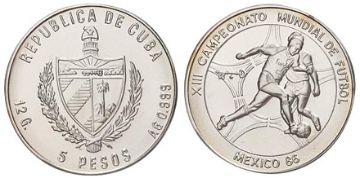 5 Pesos 1985
