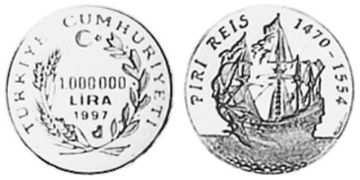 1000000 Lira 1997