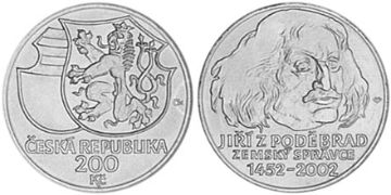 200 Korun 2002