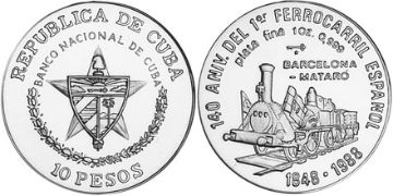 10 Pesos 1988