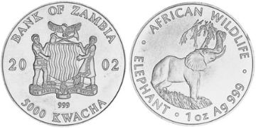 5000 Kwacha 2002