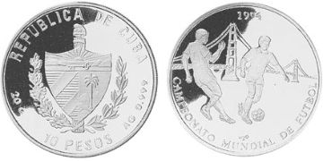 10 Pesos 1994
