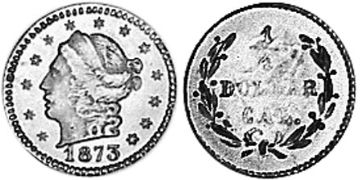 1/4 Dollar 1871-1873