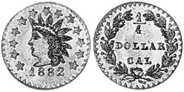 1/4 Dollar 1882