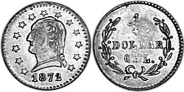 1/4 Dollar 1872