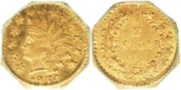 1/2 Dollar 1852-1881