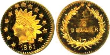 1/2 Dollar 1852-1881
