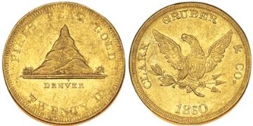 20 Dollars 1860