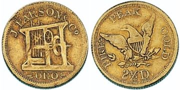2-1/2 Dollars 1861