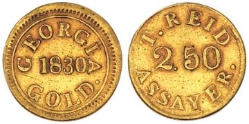 2-1/2 Dollars 1830
