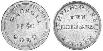 10 Dollars 1830