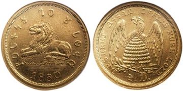 5 Dollars 1860