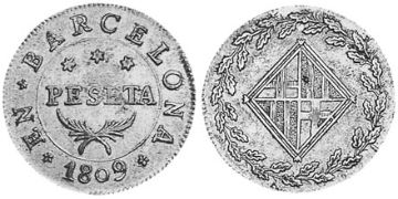 Peseta 1809-1814