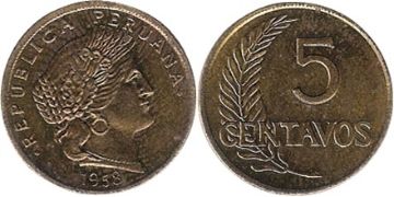 5 Centavos 1951-1965