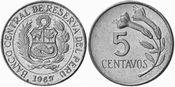 5 Centavos 1969-1973