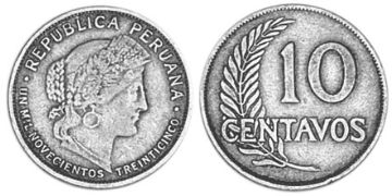 10 Centavos 1935-1941