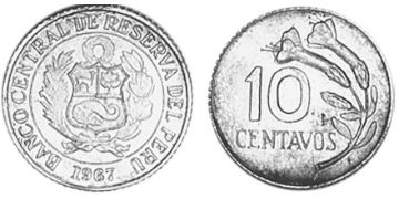 10 Centavos 1966-1968