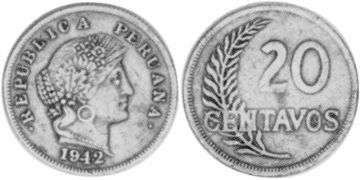 20 Centavos 1942-1944