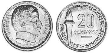 20 Centavos 1954