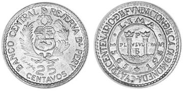 25 Centavos 1965