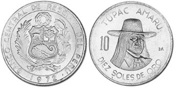 10 Soles 1972-1975