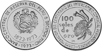 100 Soles 1973