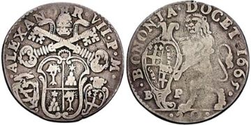 20 Bolognini 1662-1665