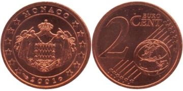2 Euro Cent 2001-2005