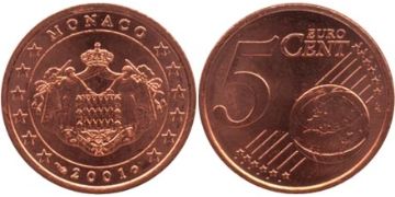 5 Euro Cent 2001-2005